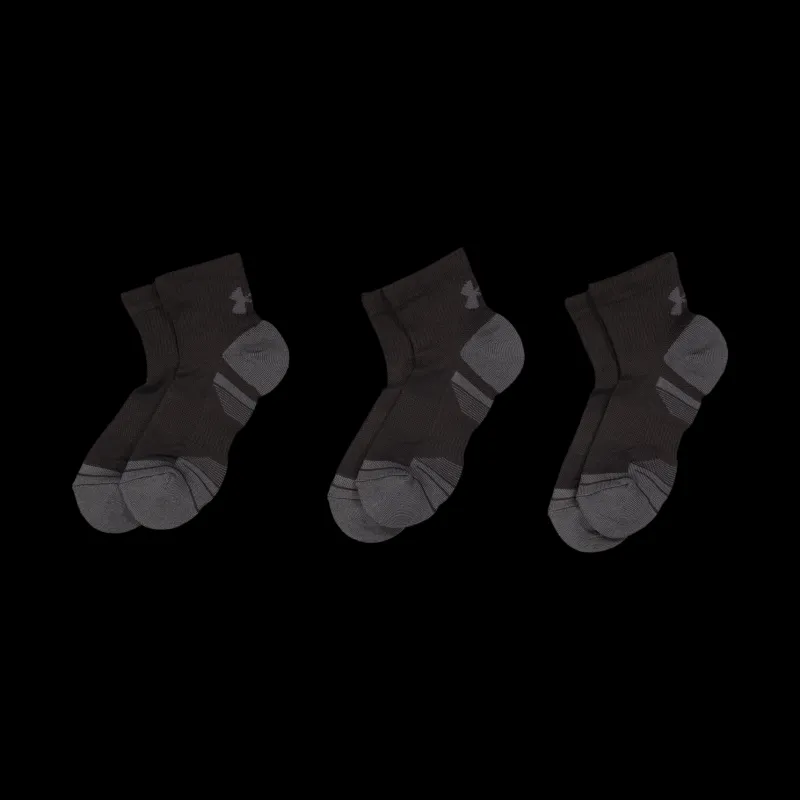 Under Armour Ua Performance Tech 3pk Qtr Black Svart Discount