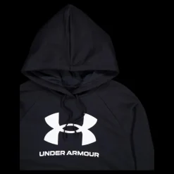 Under Armour Ua Rival Fleece Big Logo Hdy Black Svart Outlet