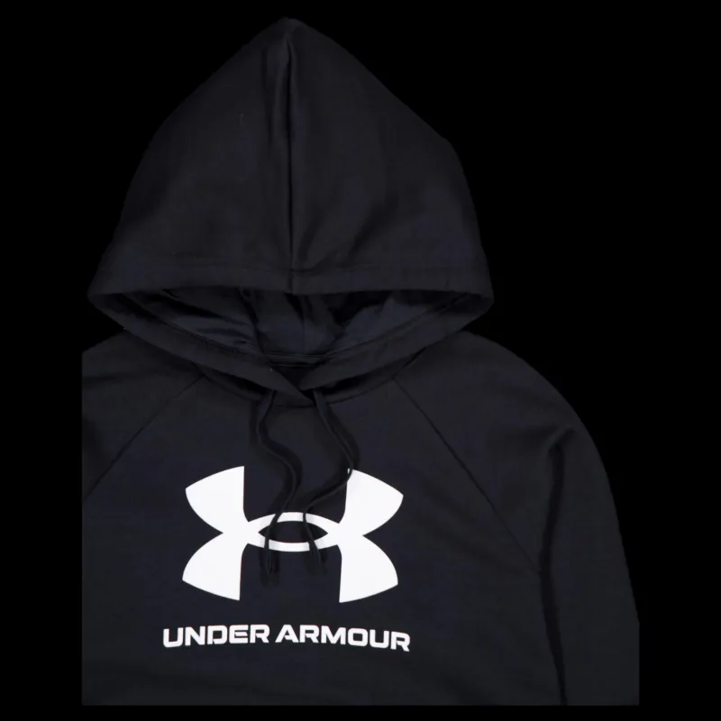 Under Armour Ua Rival Fleece Big Logo Hdy Black Svart Outlet