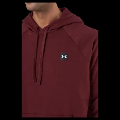 Under Armour Ua Rival Fleece Hoodie Chestnut Red Beige och Röd Sale