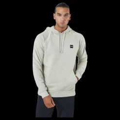 Under Armour Ua Rival Fleece Hoodie Khaki Base Grå
