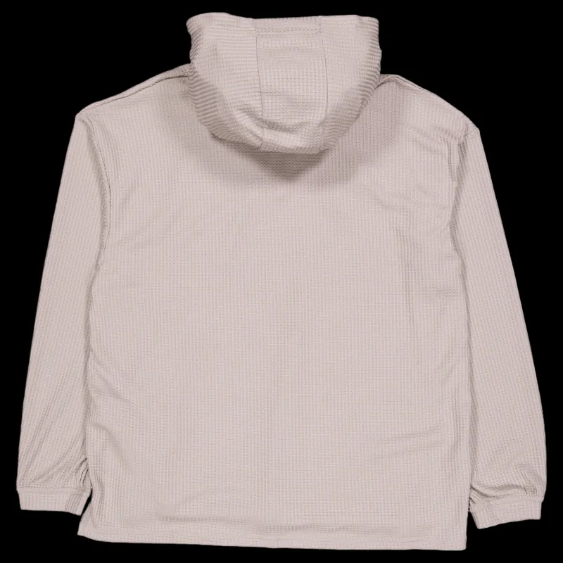 Outlet Under Armour Ua Rival Waffle Hoodie Taupe Beige