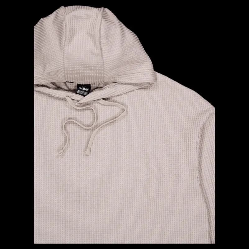 Outlet Under Armour Ua Rival Waffle Hoodie Taupe Beige