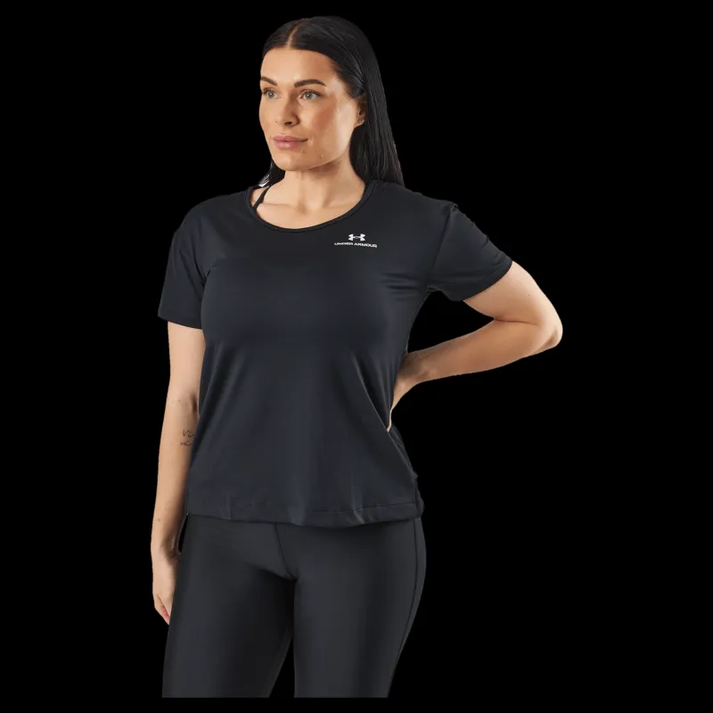 Under Armour Ua Rush Energy Ss Black Svart Best
