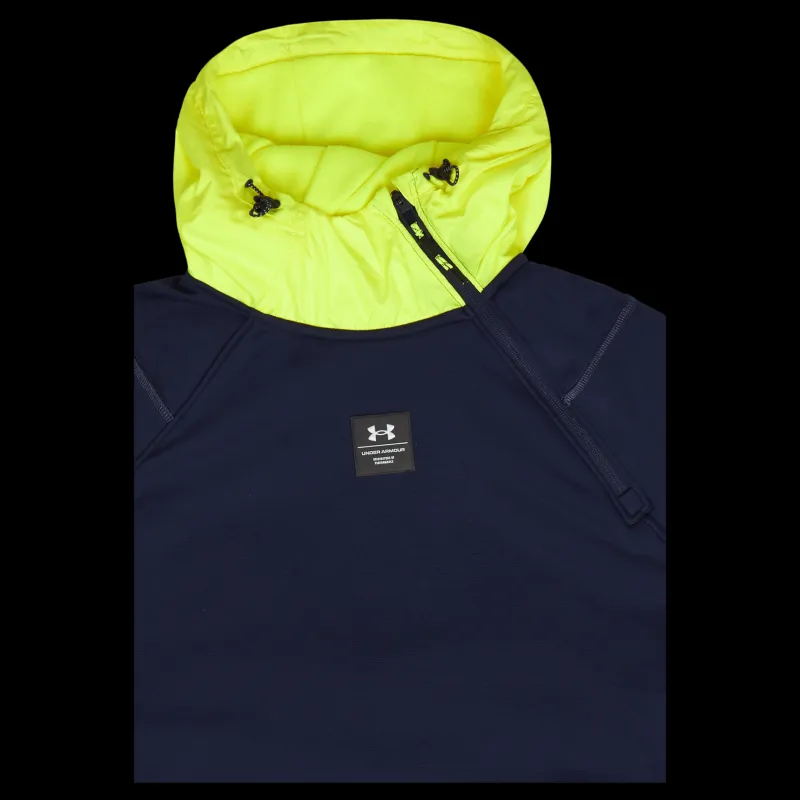 Under Armour UA RUSH FLEECE HOODIE Blå