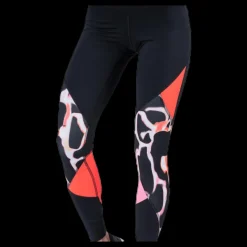 Under Armour UA Rush Print Color Block Leggings Black Svart