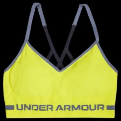 Under Armour UA Seamless Low Long Bra Gul Hot
