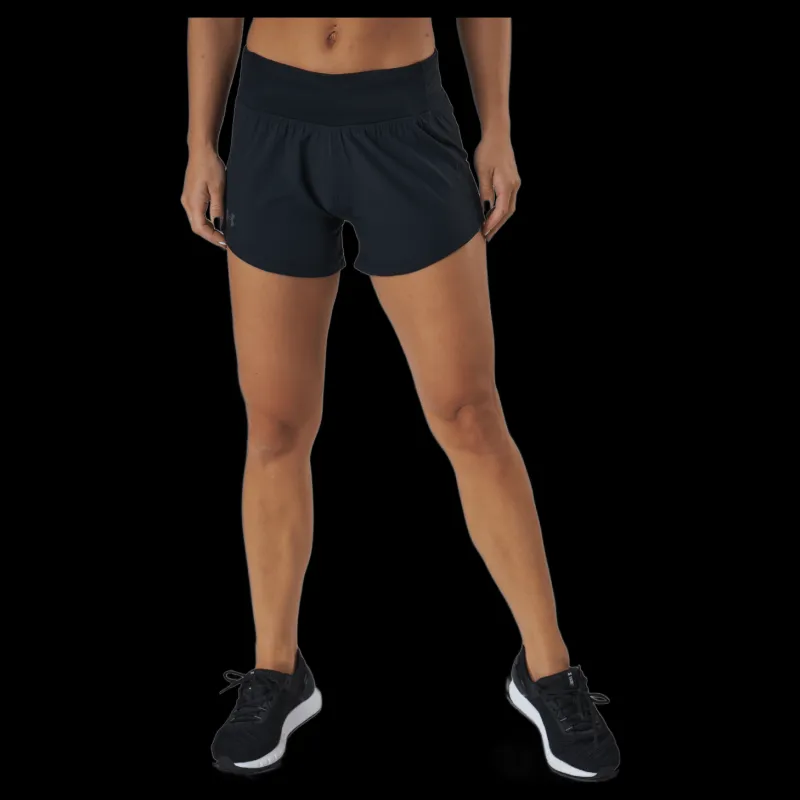 Under Armour Ua Speedpocket Perf Short Black Svart