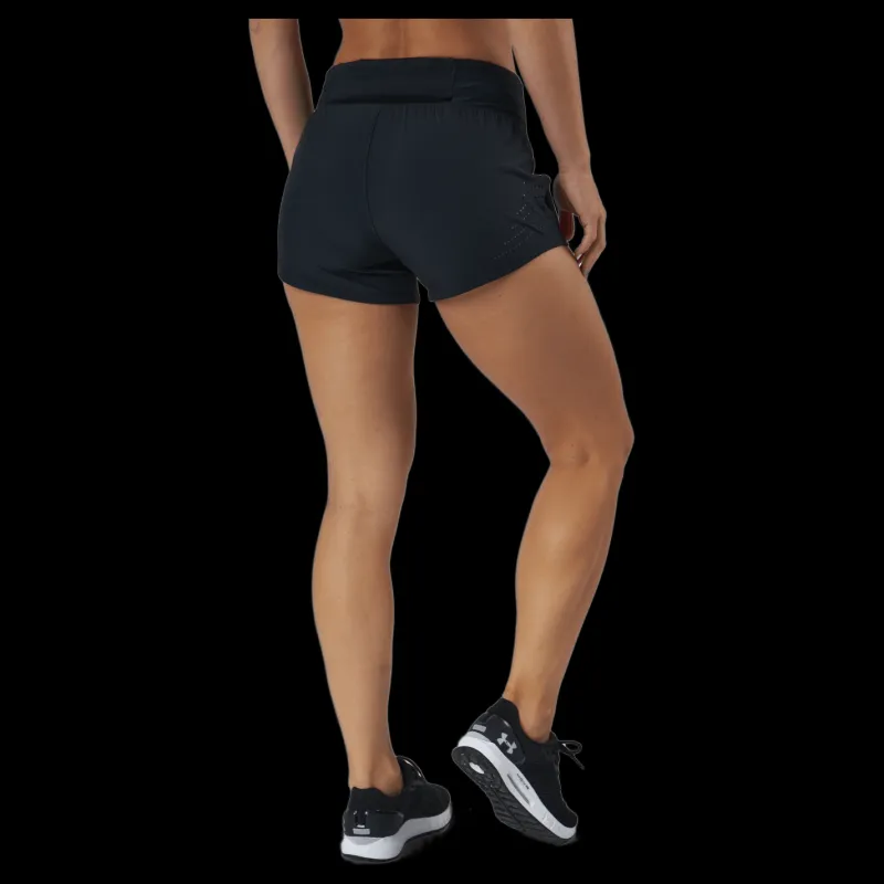 Under Armour Ua Speedpocket Perf Short Black Svart