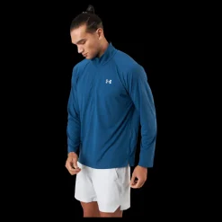 Sale Under Armour Ua Streaker Half Zip Petrol Blue Blå
