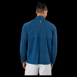 Sale Under Armour Ua Streaker Half Zip Petrol Blue Blå