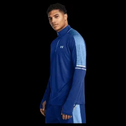 Under Armour Ua Tech Utility 1/4 Zip Tech Blue Blå Clearance