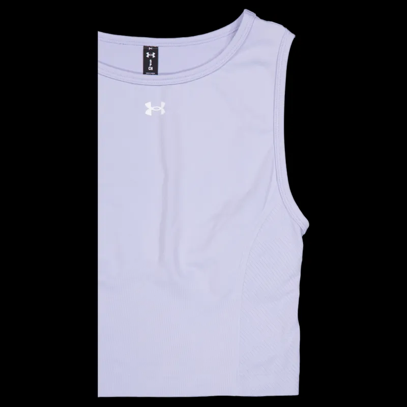 Online Under Armour Ua Train Seamless Tank Celeste Blå