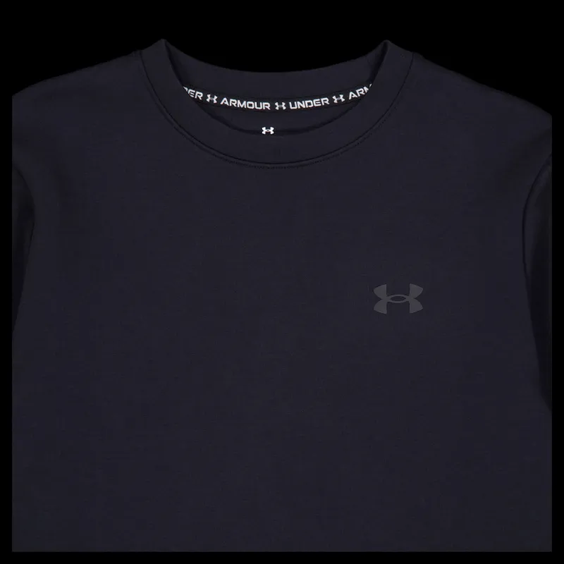 Under Armour Ua Unstoppable Flc Crew Black Svart