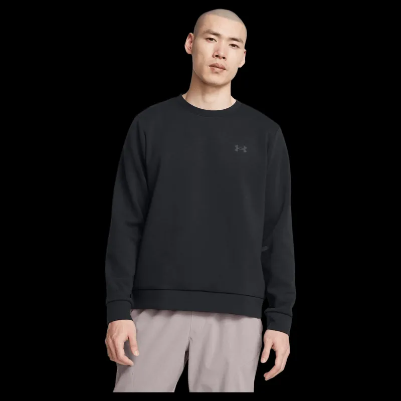 Under Armour Ua Unstoppable Flc Crew Eu Black Svart Online