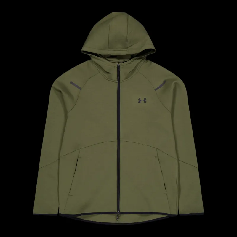 Under Armour Ua Unstoppable Flc Fz Marine Od Green Grön Clearance