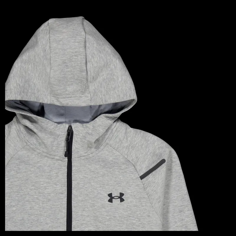 Under Armour Ua Unstoppable Flc Fz Mod Gray Grå Online