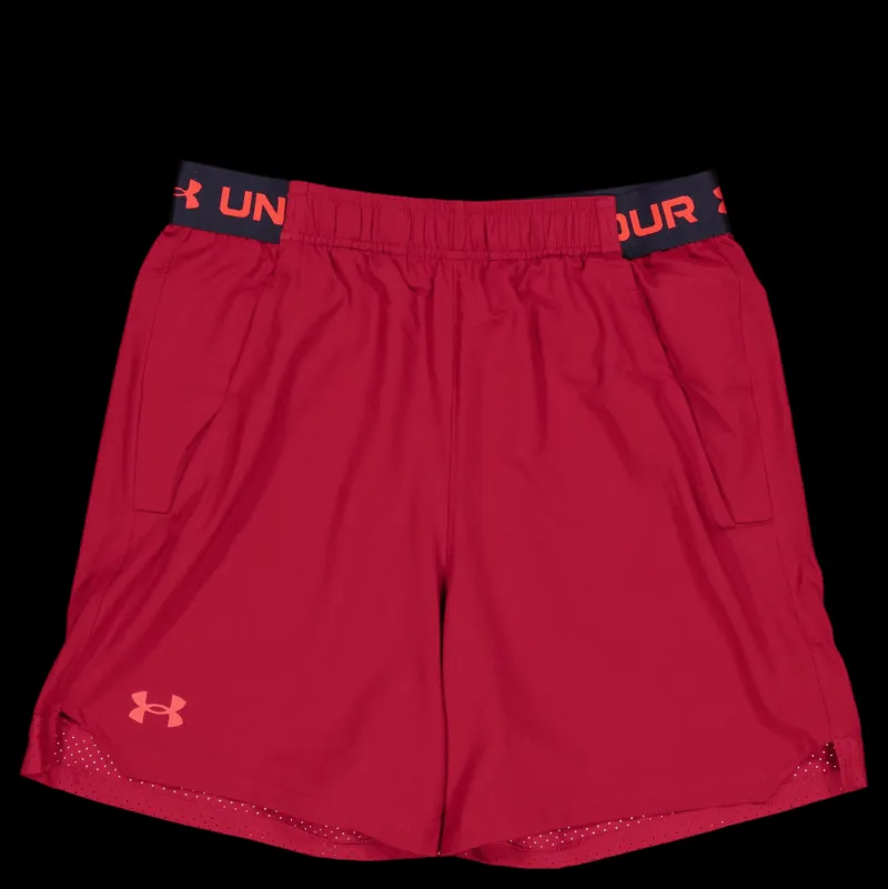New Under Armour Ua Vanish Woven 6in Shorts Cardinal Röd