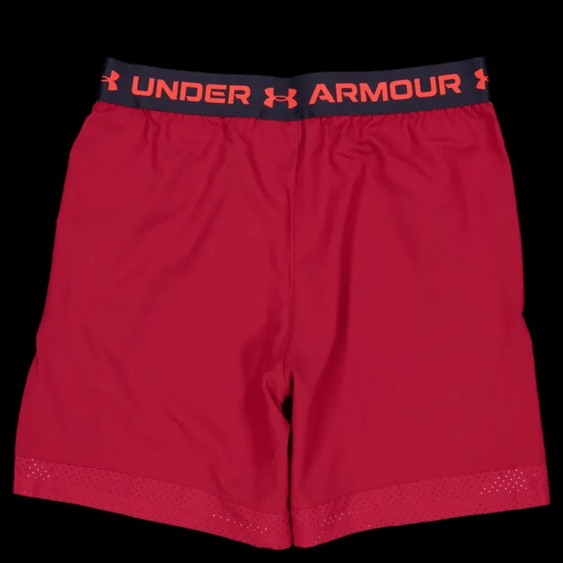 New Under Armour Ua Vanish Woven 6in Shorts Cardinal Röd