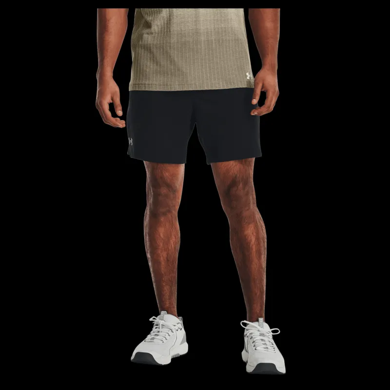 Under Armour Ua Vanish Woven 6in Shorts Black Svart New