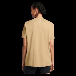 Online Under Armour Ua W Bfos Logo Tee Ss Camel Beige