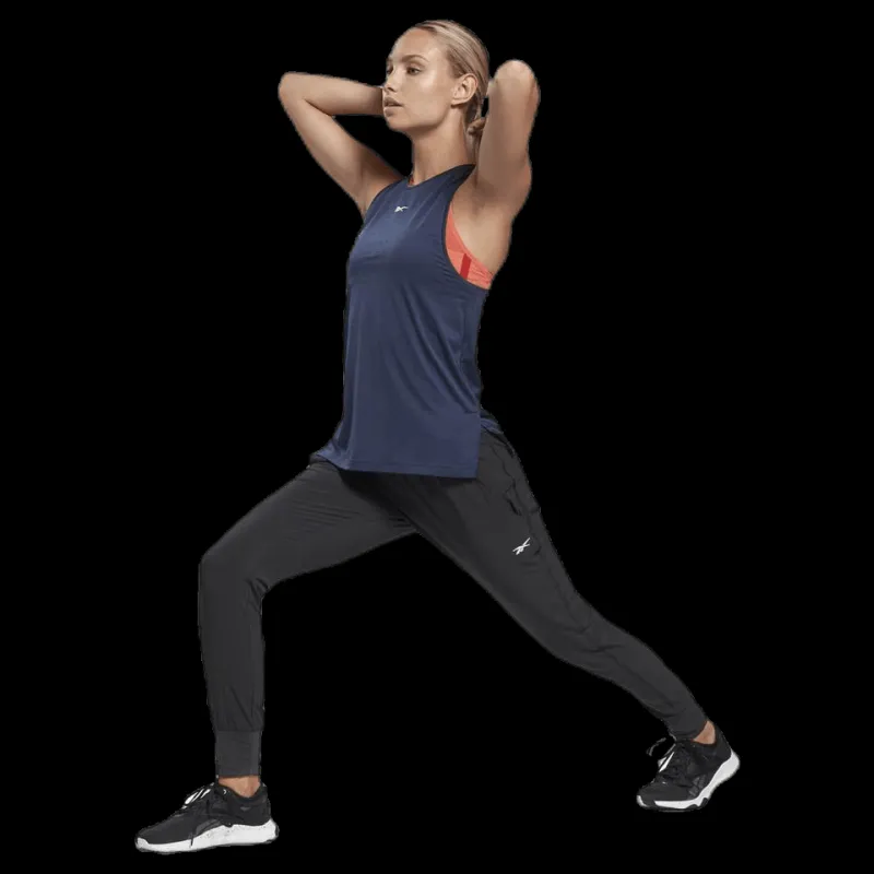 Reebok UBF Perforated Tank Blue Blå