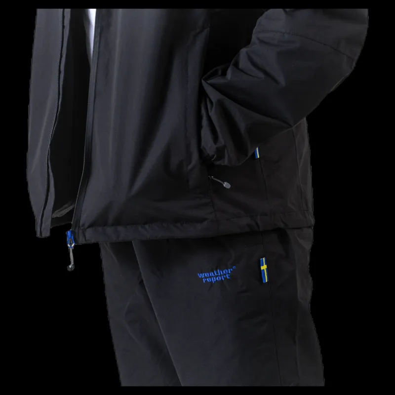 Weather Report Ulf Rainset Black Svart Clearance