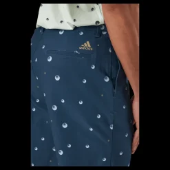 Best adidas Ultimate365 Allover Print 9-Inch Golf Shorts Crew Navy / Grey One / Hemp Blå