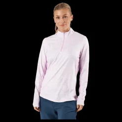 adidas Ultimate365 Polo Long-Sleeve Top Bliss c Lila Hot