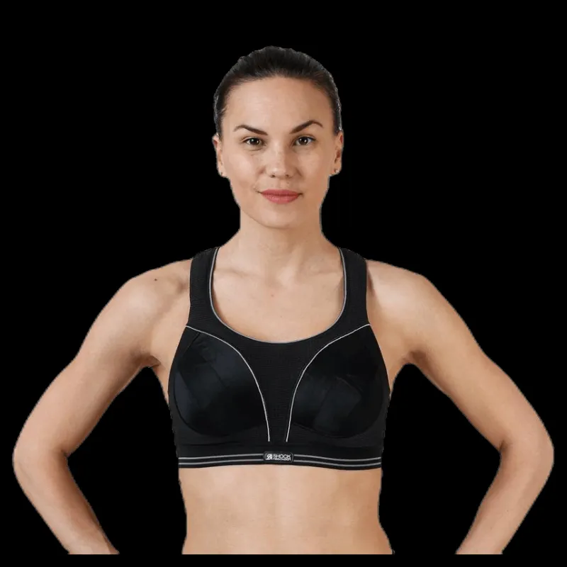 Shock Absorber Ultimate Run Bra Black Svart Hot