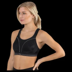 Shock Absorber Ultimate Run Bra Black Svart Hot