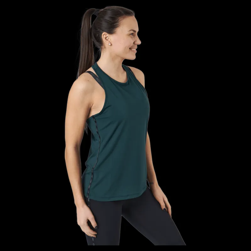 Hot ICANIWILL Ultimate Training Tank Top Wmn Deep Green Grön