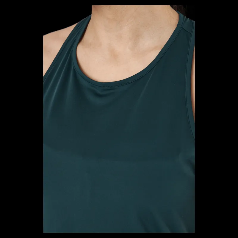 Hot ICANIWILL Ultimate Training Tank Top Wmn Deep Green Grön
