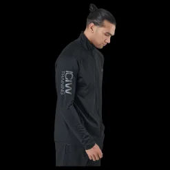 New ICANIWILL Ultimate Training Zipper Men Black Svart