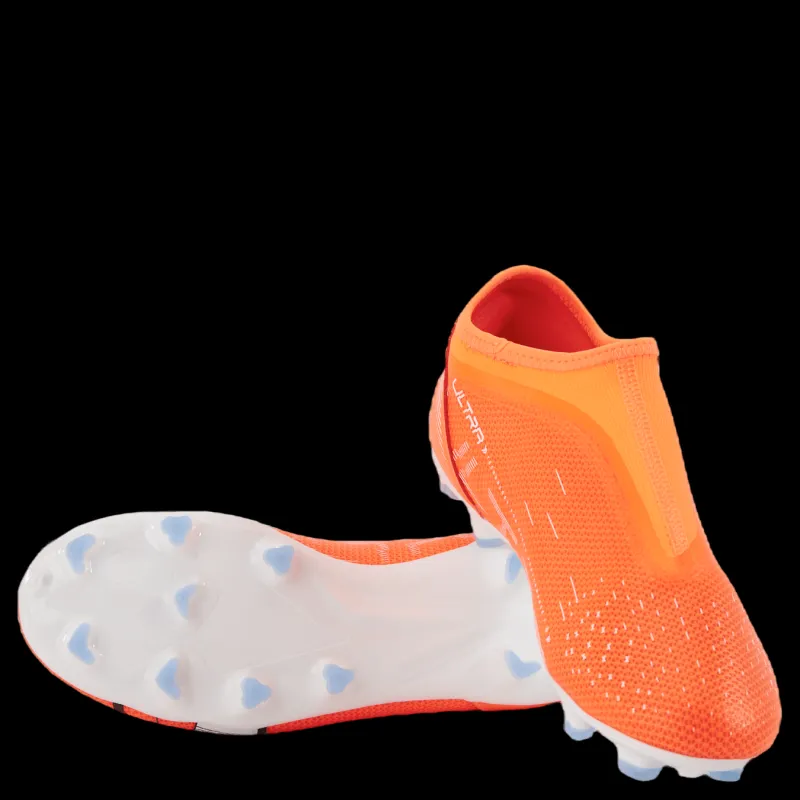 Puma Ultra Match Ll Fg/ag Jr Ultra Orange- White-blue G Blå och Vit Clearance