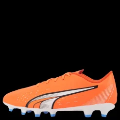New Puma Ultra Play Fg/ag Jr Ultra - White-blue G Orange