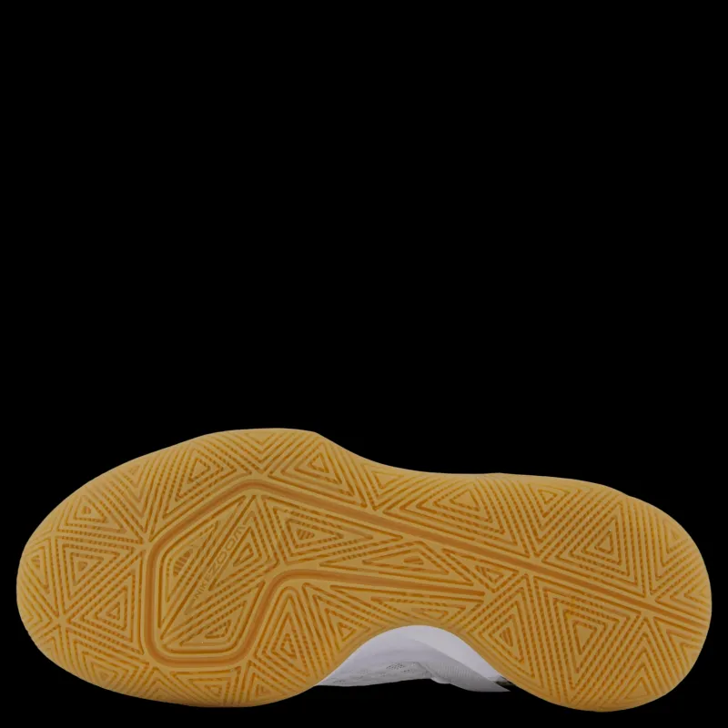 New Nike Unisex Hyperspeed Court Indoor White/mtlc Gold Vit