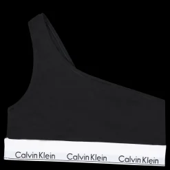 Online Calvin Klein Unlined Bralette (one Shoulder Black Svart