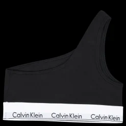 Online Calvin Klein Unlined Bralette (one Shoulder Black Svart