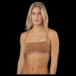 New Calvin Klein Unlined Bralette 2pk Sandalwood/sandalwood Brun