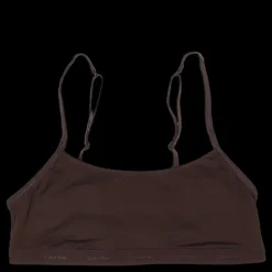 Calvin Klein Unlined Bralette Woodland Brun Clearance