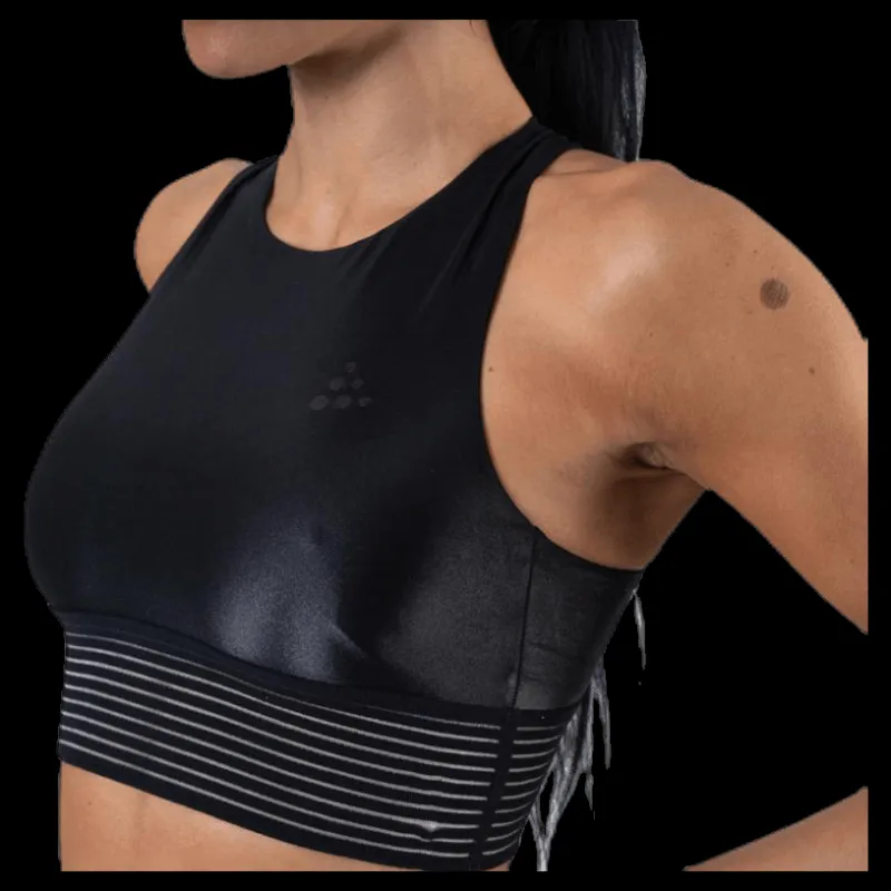 Craft UNMTD Cropped X-Singlet Black Svart Hot
