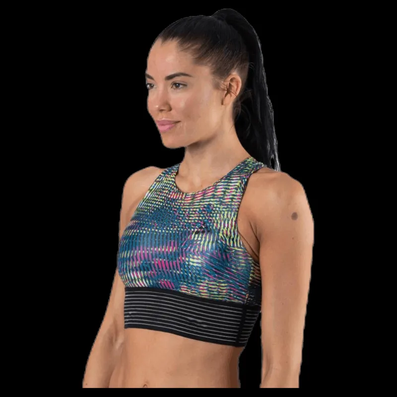 Craft UNMTD Cropped X-Singlet Patterned Mönstrad Best