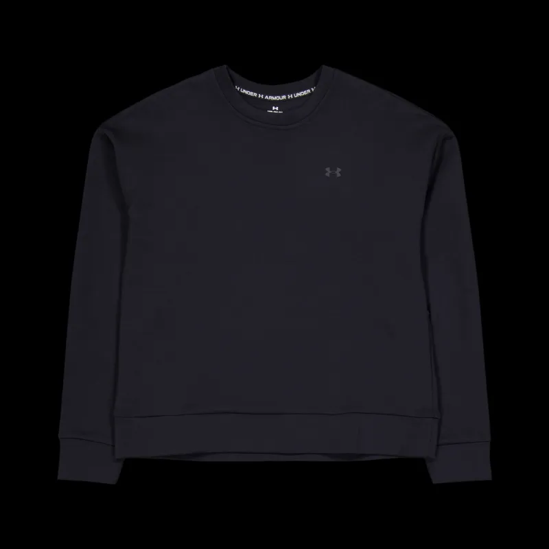 Sale Under Armour Unstoppable Flc Crew Black Svart