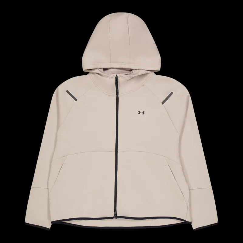 New Under Armour Unstoppable Flc Fz Taupe Beige