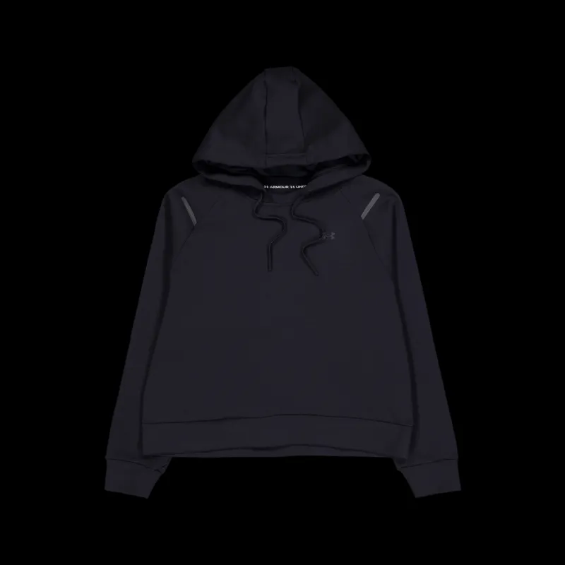 Under Armour Unstoppable Flc Hoodie Black Svart Clearance