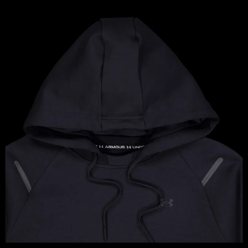 Under Armour Unstoppable Flc Hoodie Black Svart Clearance