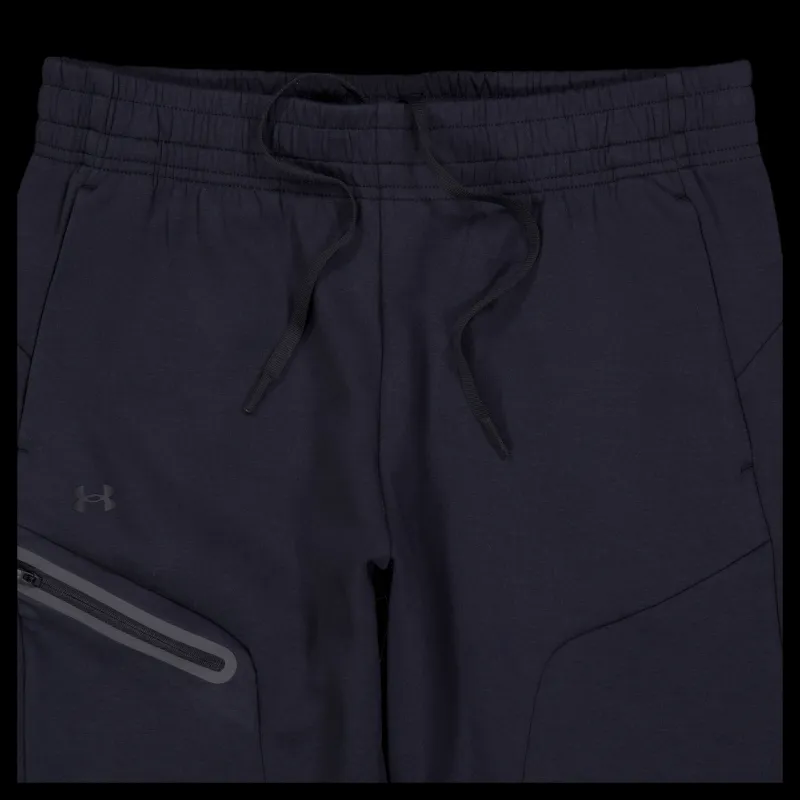 Outlet Under Armour Unstoppable Flc Jogger Black Svart