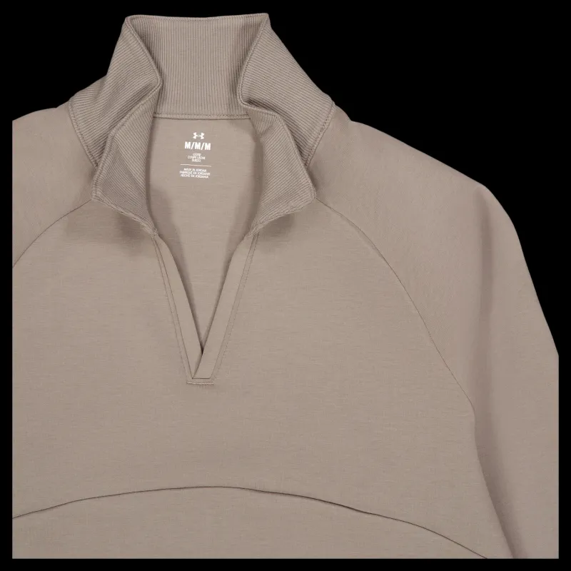 Discount Under Armour Unstoppable Flc Rugby Crop Brown Beige