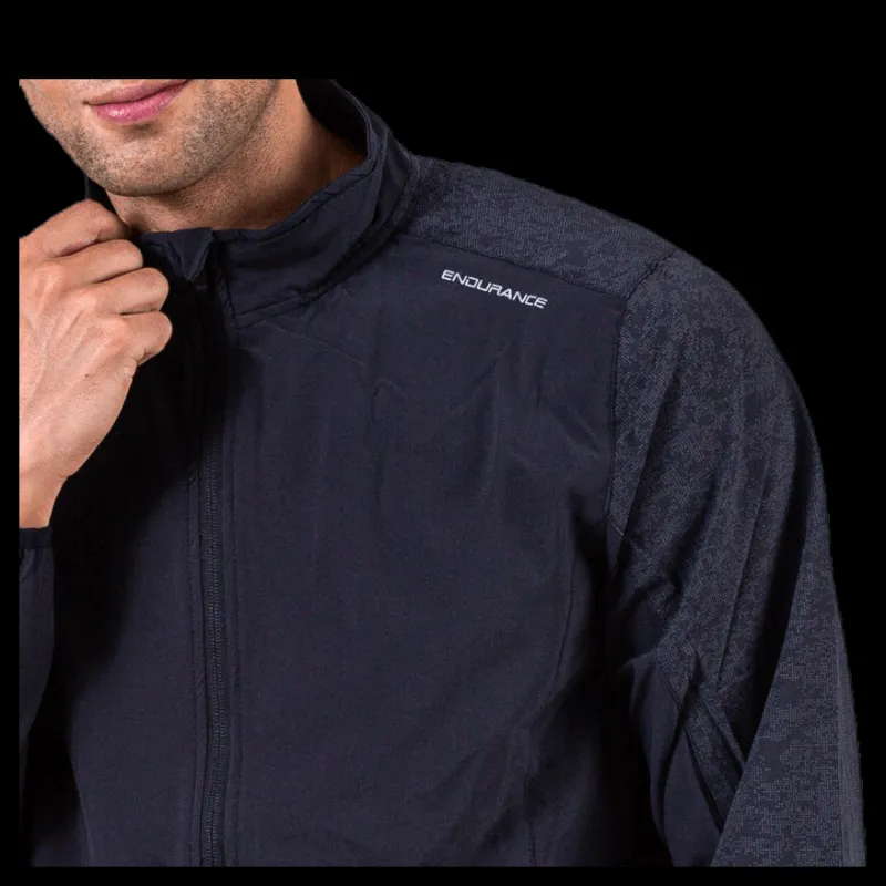 Endurance Untun Hi-Viz Reflective Jacket Black Svart Clearance